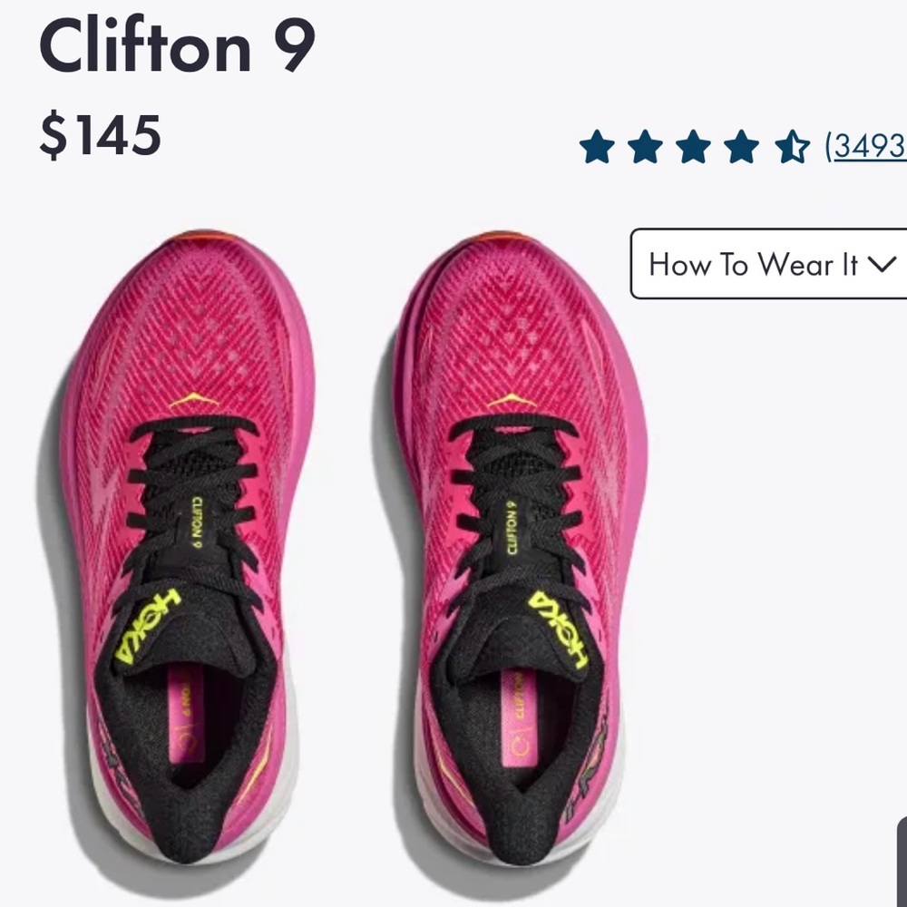 Women’s Clifton 9 Hoka